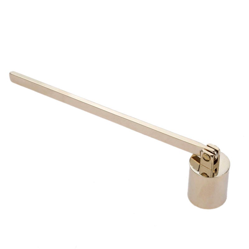 MUXSAM 1Pc 7.5x0.9in Candle Extinguisher Snuffer Candlesnuffers with Long Handle & Straight Tube for Tea Light Candles Wedding Altar Fireplace Church Wedding Candle Fire Extinguishing(Gold.) - Image 2